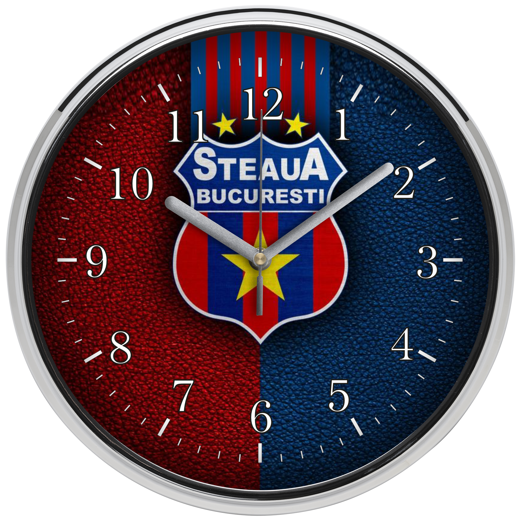 Ceas de perete cu Steaua București - 2 - CreativeClockworks